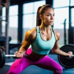운동 상식 - **Smart Training & Mind-Muscle Connection**
An energetic athlete, late 20s, with a focused and d...